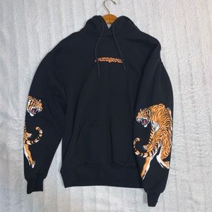 Divided Black “Courageous” Tiger Hoodie
